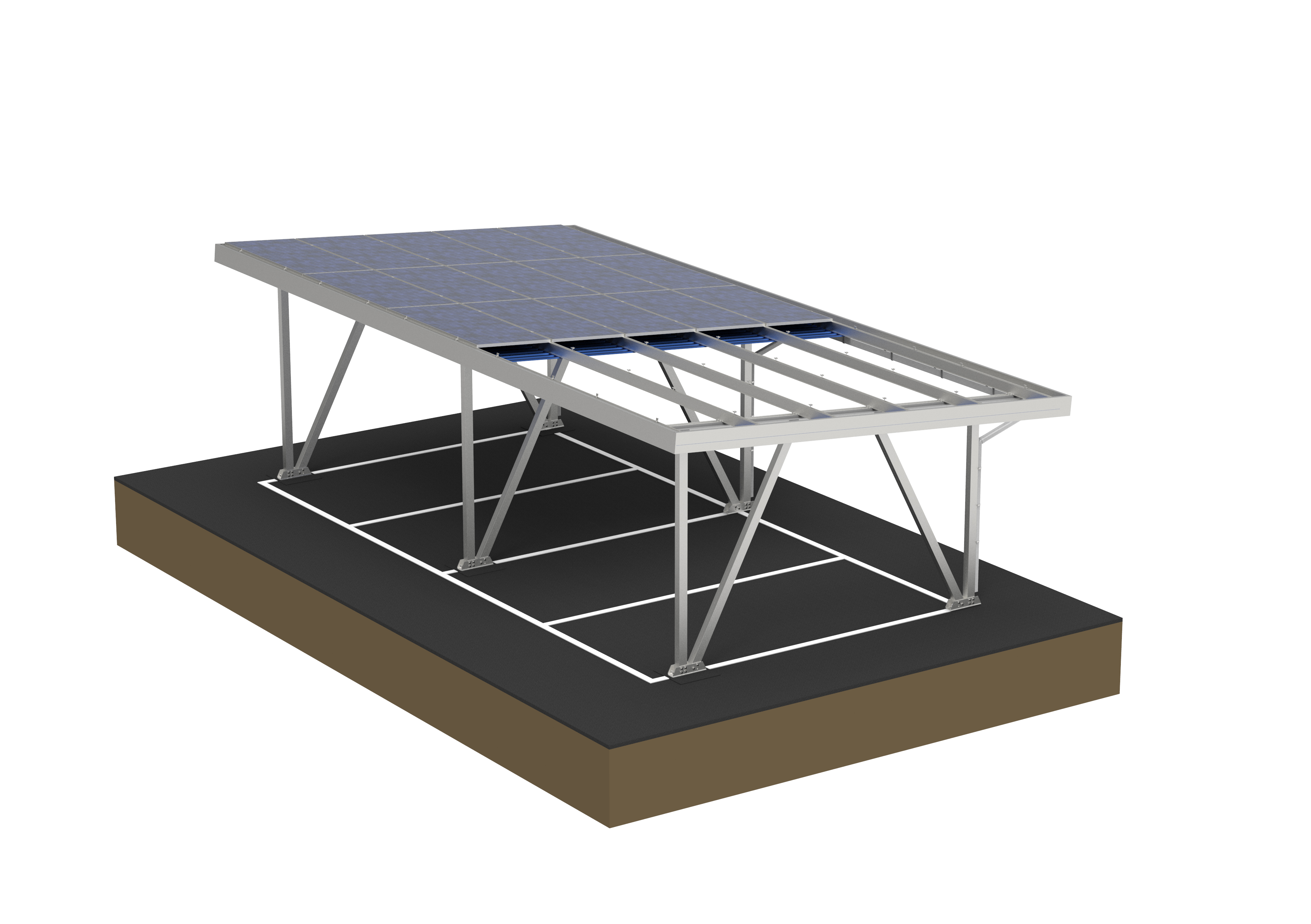 Single Row Tracking System